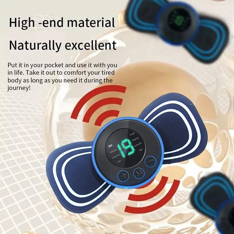 EMS Electric Muscle Massager for Back Pain Relief and Muscle Relaxation